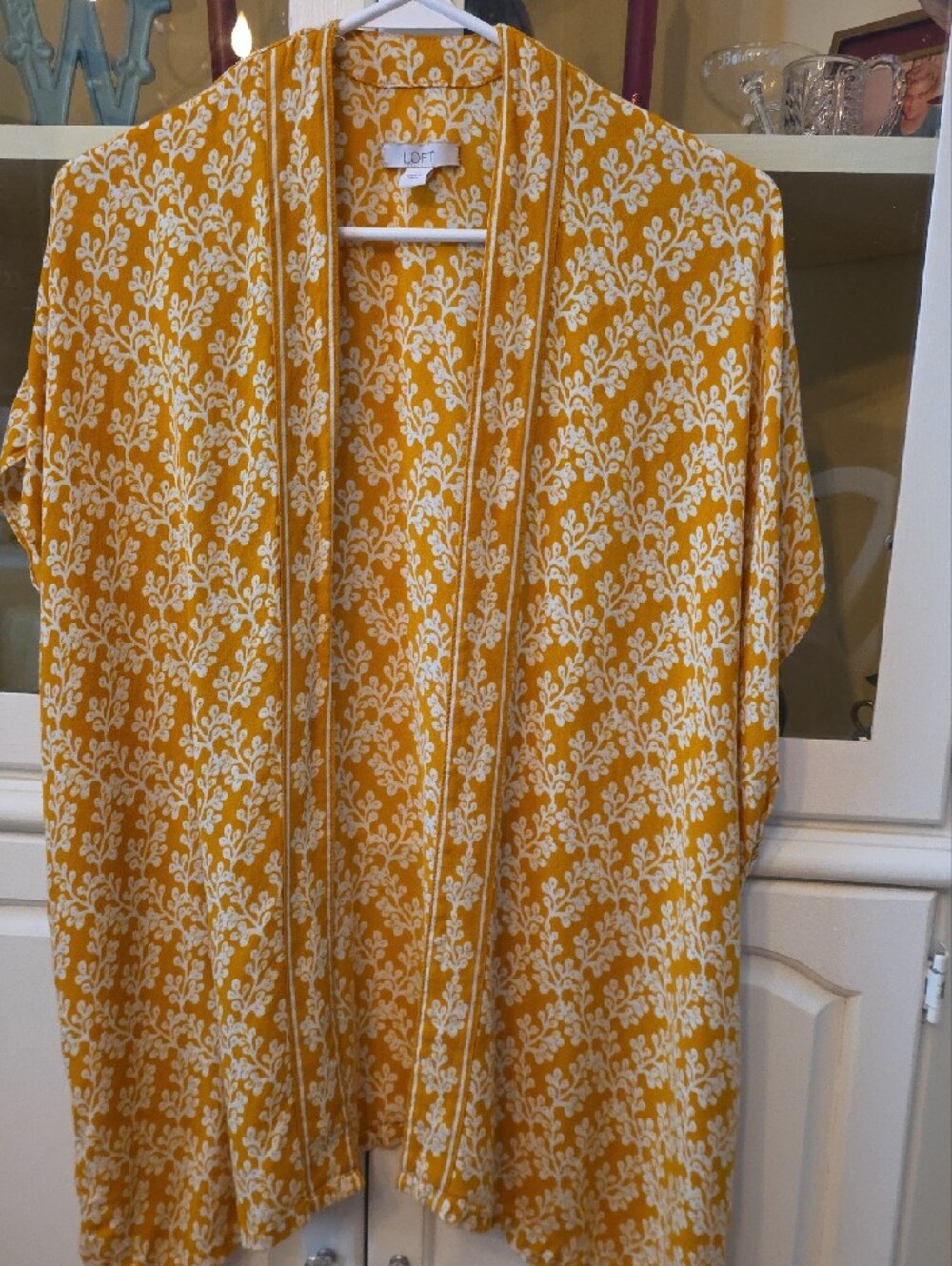 Women's patterned open-front Tunic - Picture 3 of 5